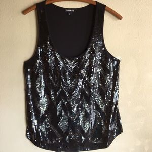 Express Sequin Tank